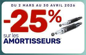 -25% SUR LES AMORTISSEURS